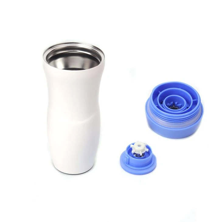 380ml Stainless Coffee Mug With Plastic Lid