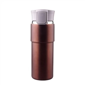 Cwpan Car Dur Di-staen Gwactod Wal Dwbl 450ml 304